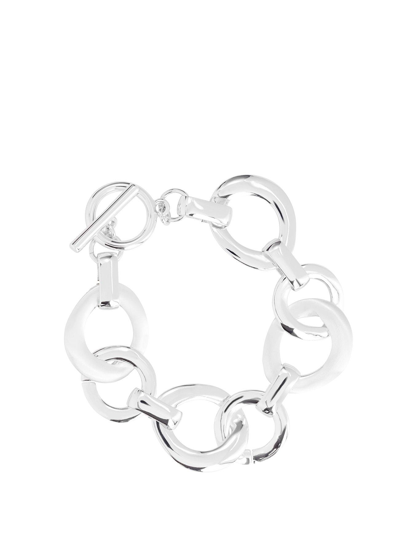 Mood Silver Plated Polished Link Bracelet review