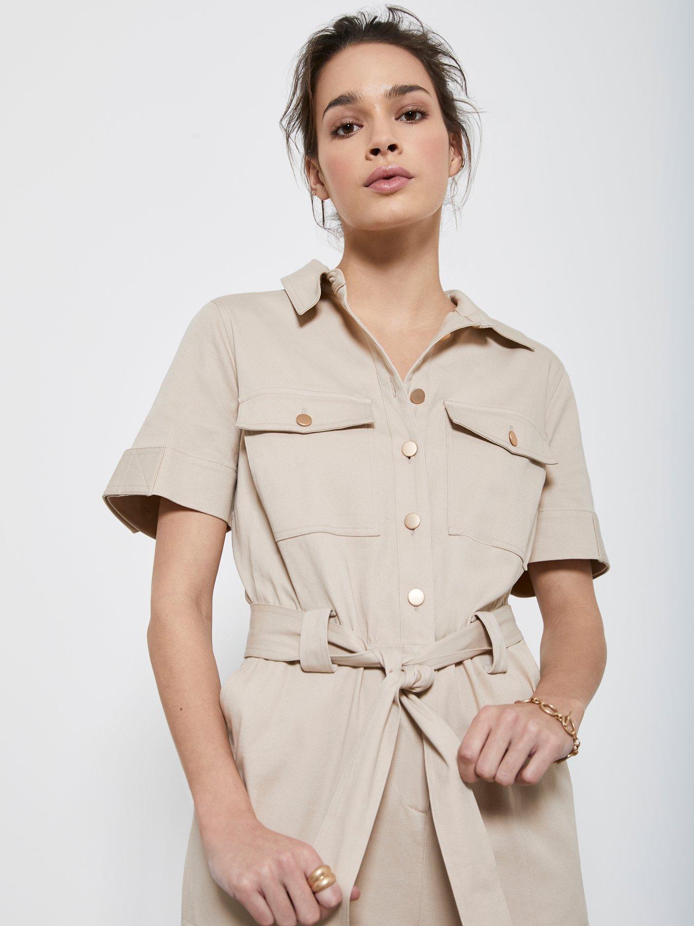 camel boiler suit