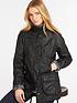  image of barbour-beadnell-wax-jacket-black