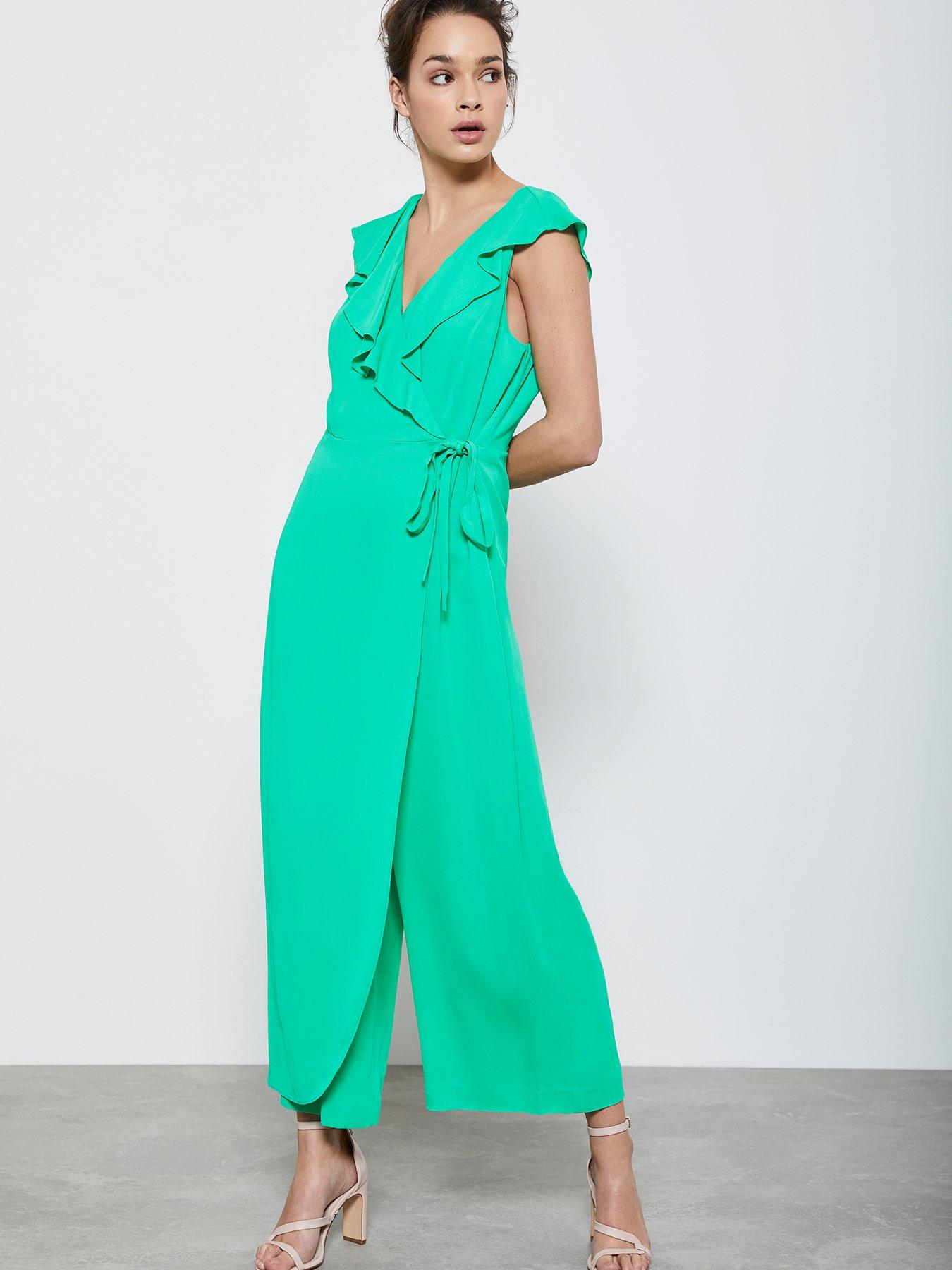 mint velvet green jumpsuit