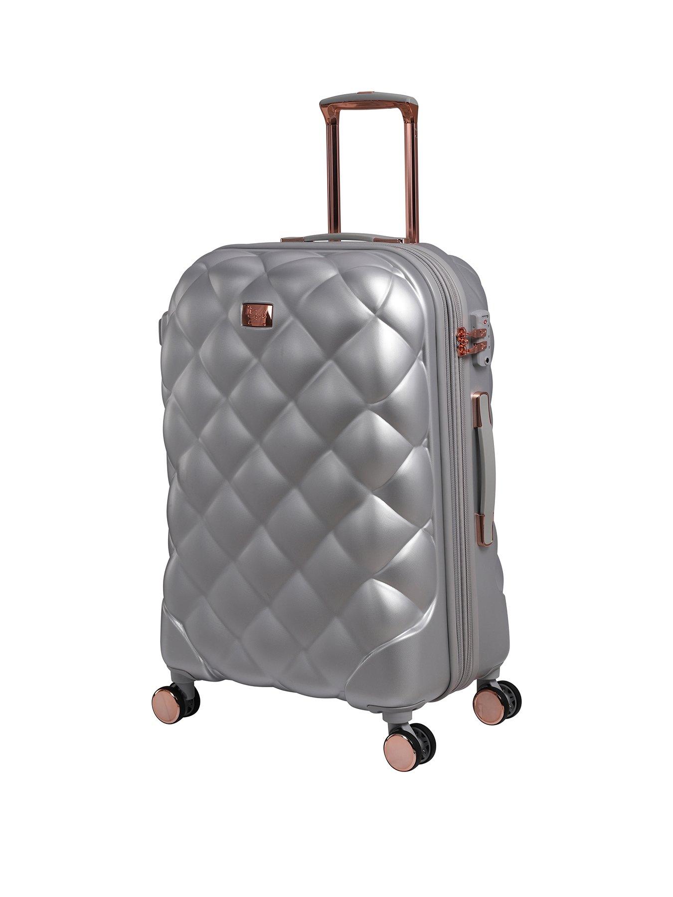 it luggage silver hard shell