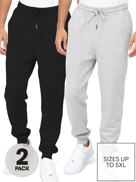 very-man-essential-jogger-2-pack-greyblack
