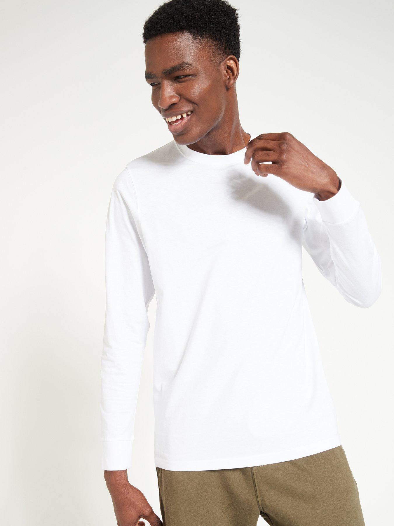 undefined Essentials Long Sleeve T-Shirt - White