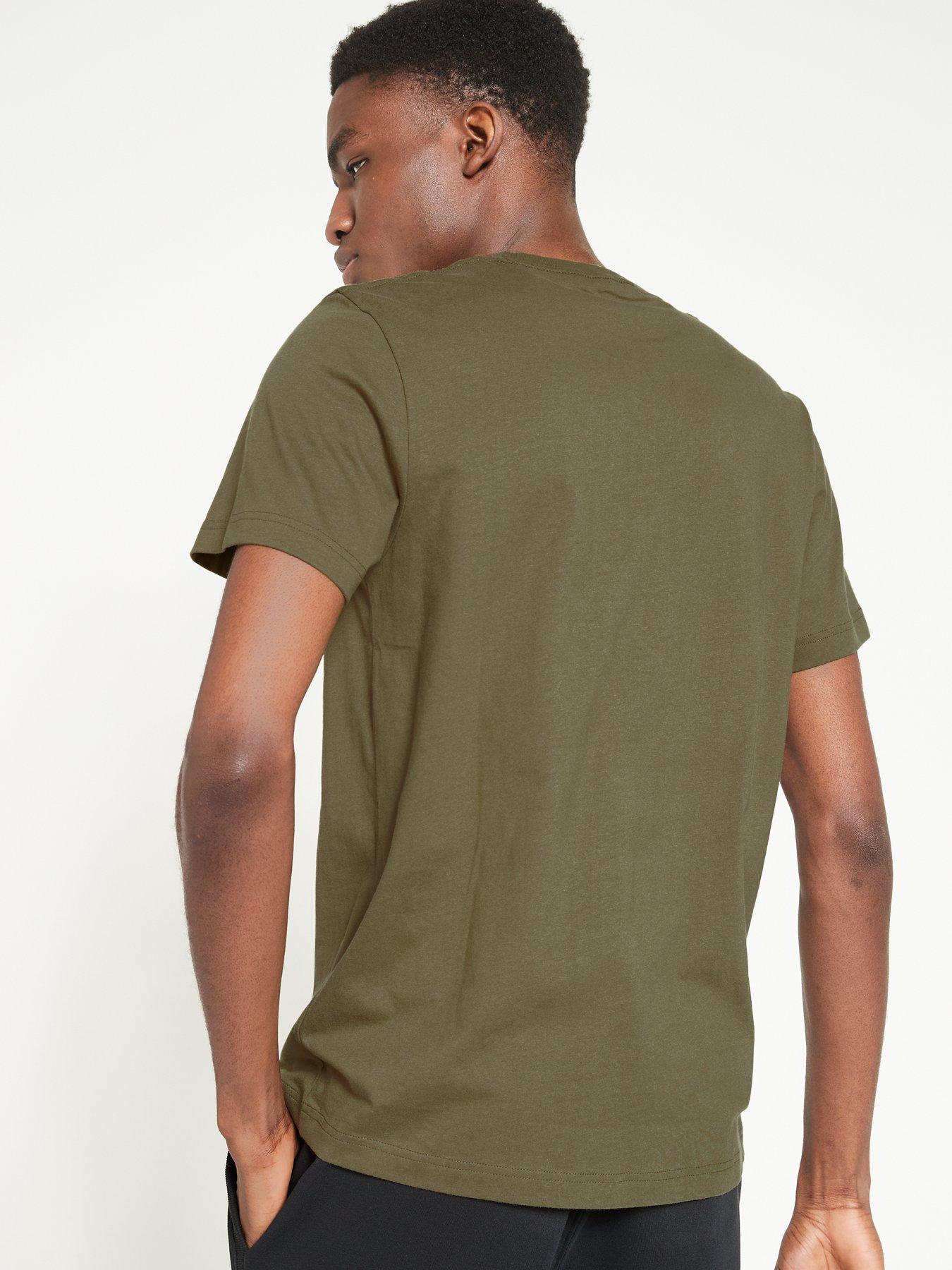 Image 2 of 4 of Very Man Essentials Crew Neck T-Shirt - Khaki