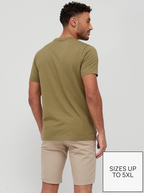stillFront image of very-man-essentials-crew-neck-t-shirt-khaki