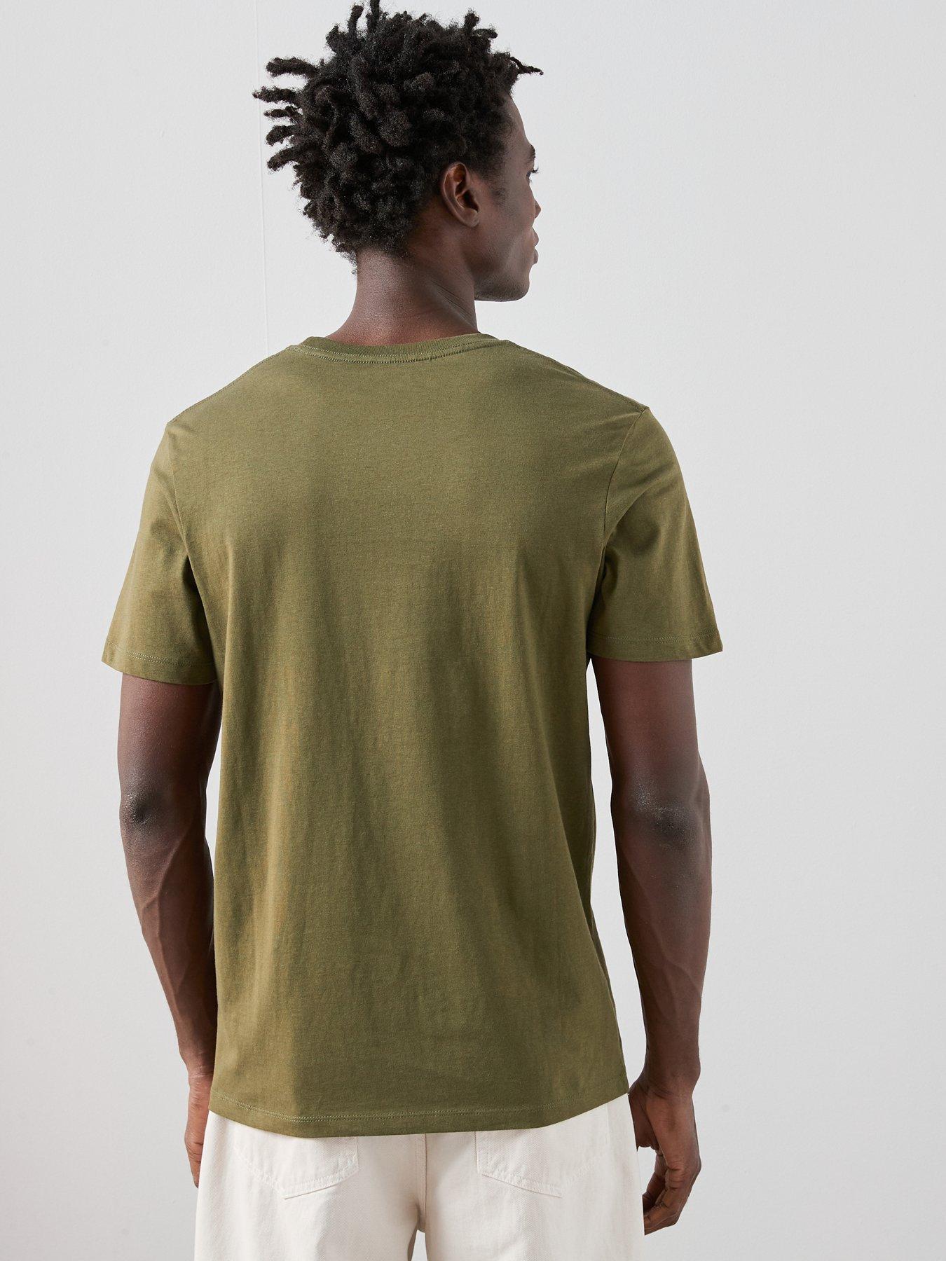 Image 2 of 7 of The Very Collection Pure Cotton Essentials Crew Neck T-Shirt - Khaki