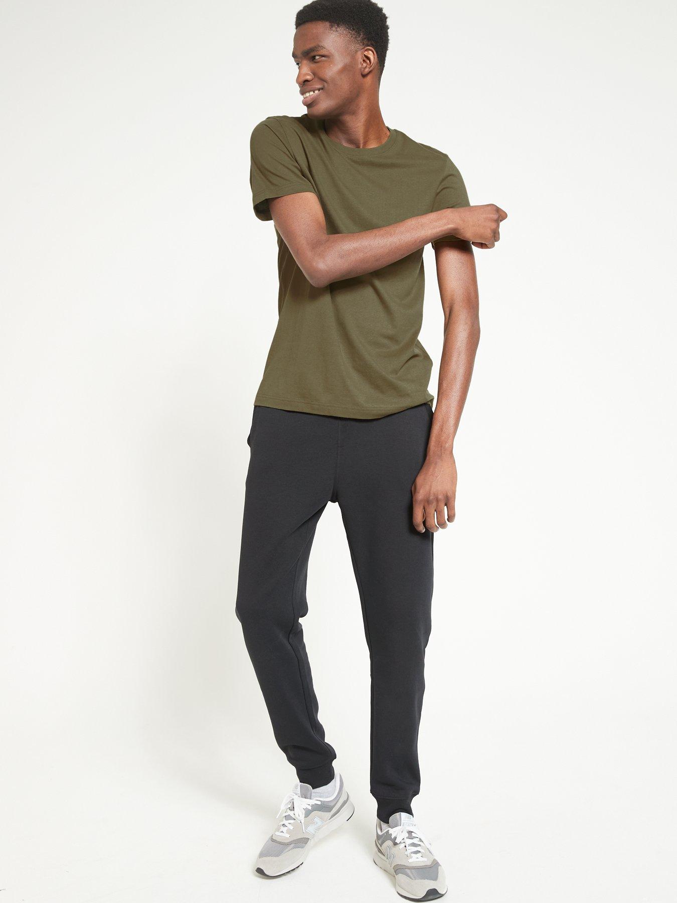 Image 3 of 4 of Very Man Essentials Crew Neck T-Shirt - Khaki