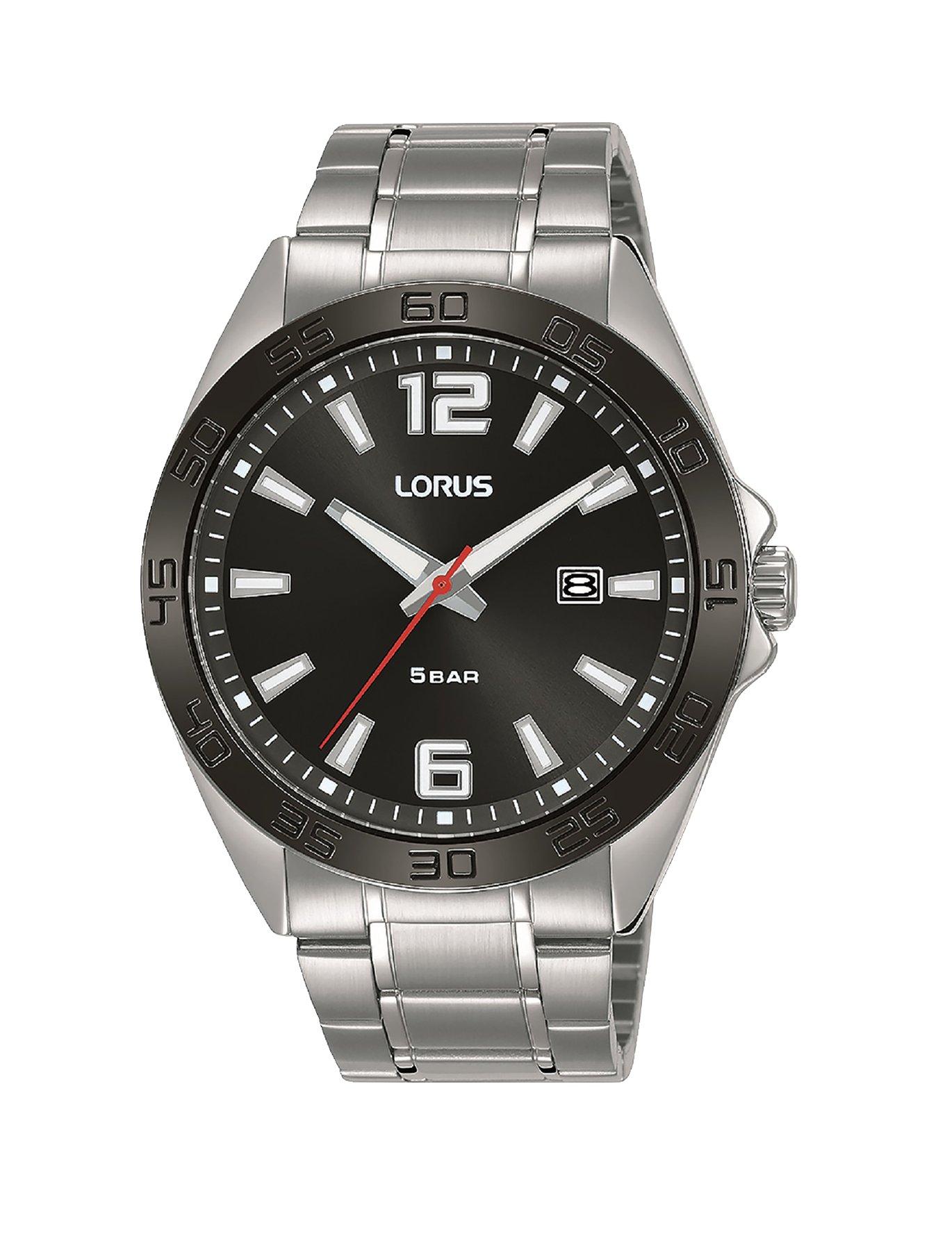 lorus stainless steel men's watch