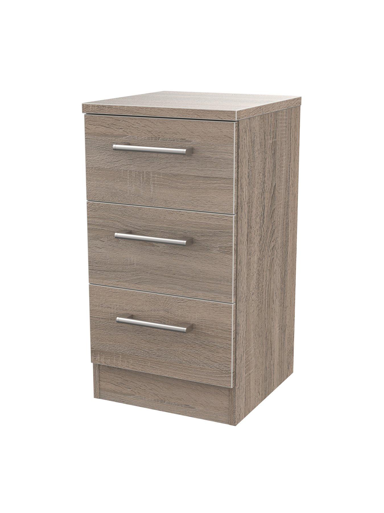 Image 3 of 6 of SWIFT Halton Ready Assembled 3 Drawer Bedside Chest&nbsp;- FSC&reg; Certified