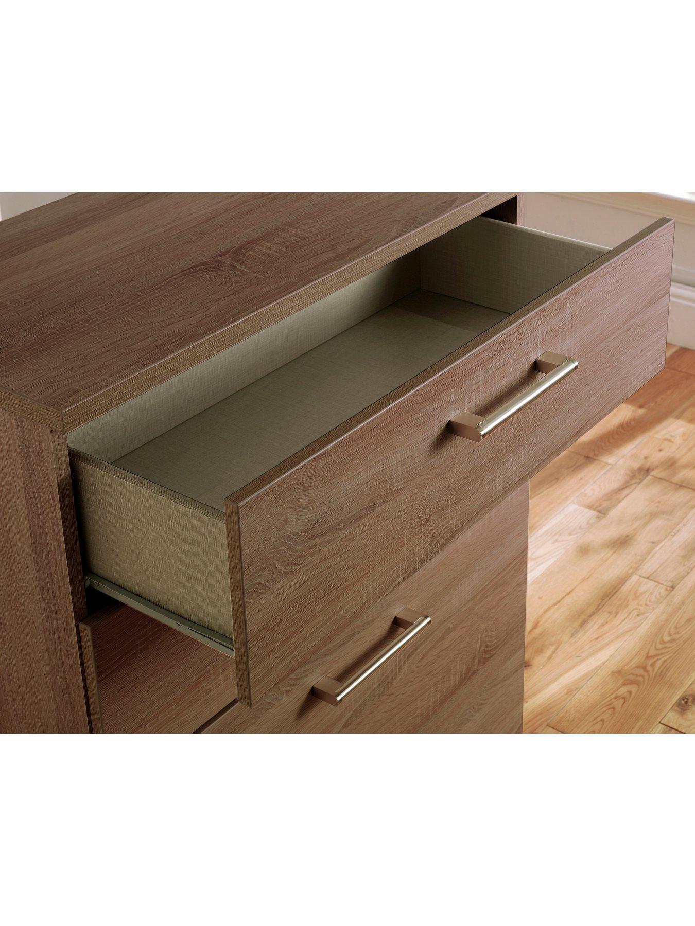 Image 4 of 6 of SWIFT Halton Ready Assembled 3 Drawer Bedside Chest&nbsp;- FSC&reg; Certified