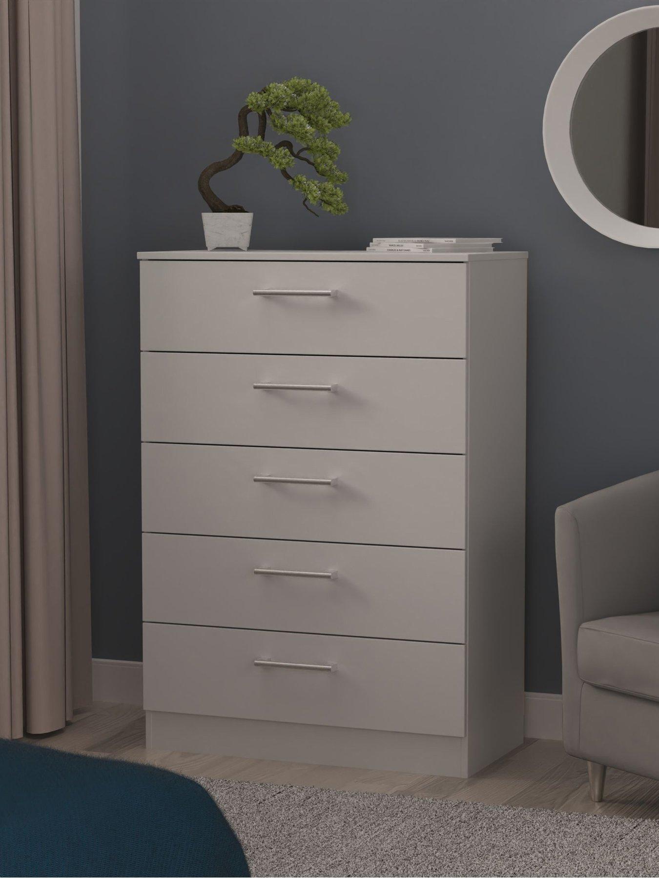 undefined Halton Ready Assembled 5 Drawer Chest - FSC® Certified