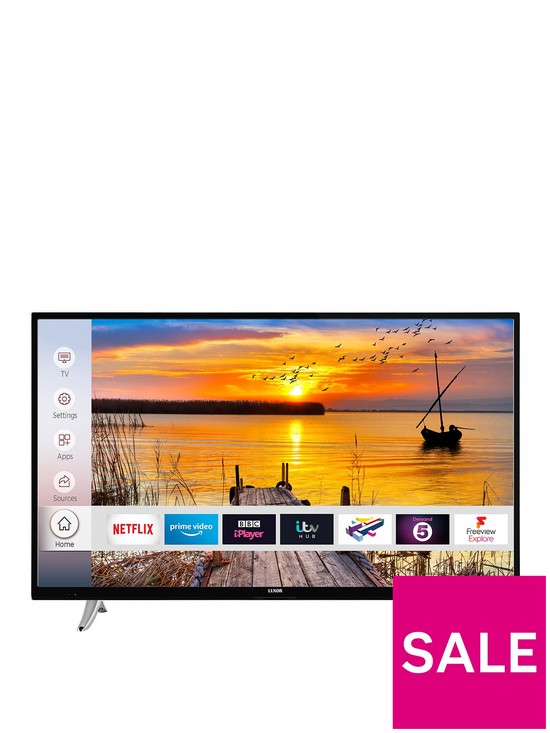 front image of luxor-50-inch-4k-uhd-freeview-play-smart-tv-black
