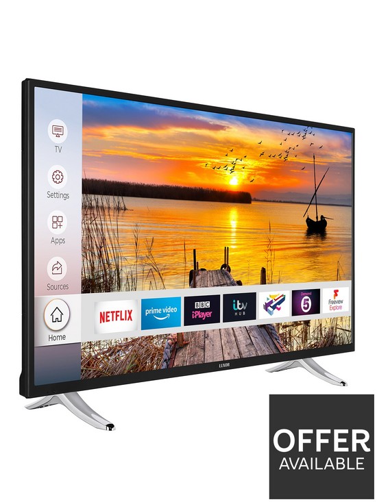 stillFront image of luxor-43nbspinch-4k-uhd-freeview-play-smart-tv-black