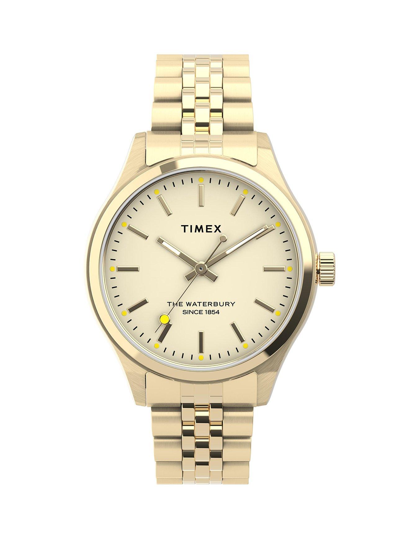 Timex Timex Waterbury Traditional Neaon 34Mm Gold Bracelet Watch review