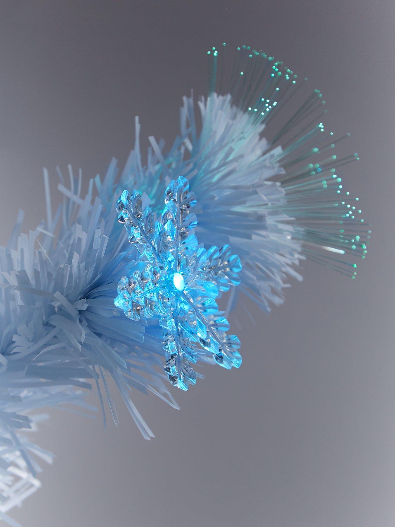 Image 5 of 6 of Festive 5ft White Fibre Optic Christmas Tree with Star Topper