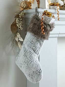 festive-grey-faux-fur-stocking