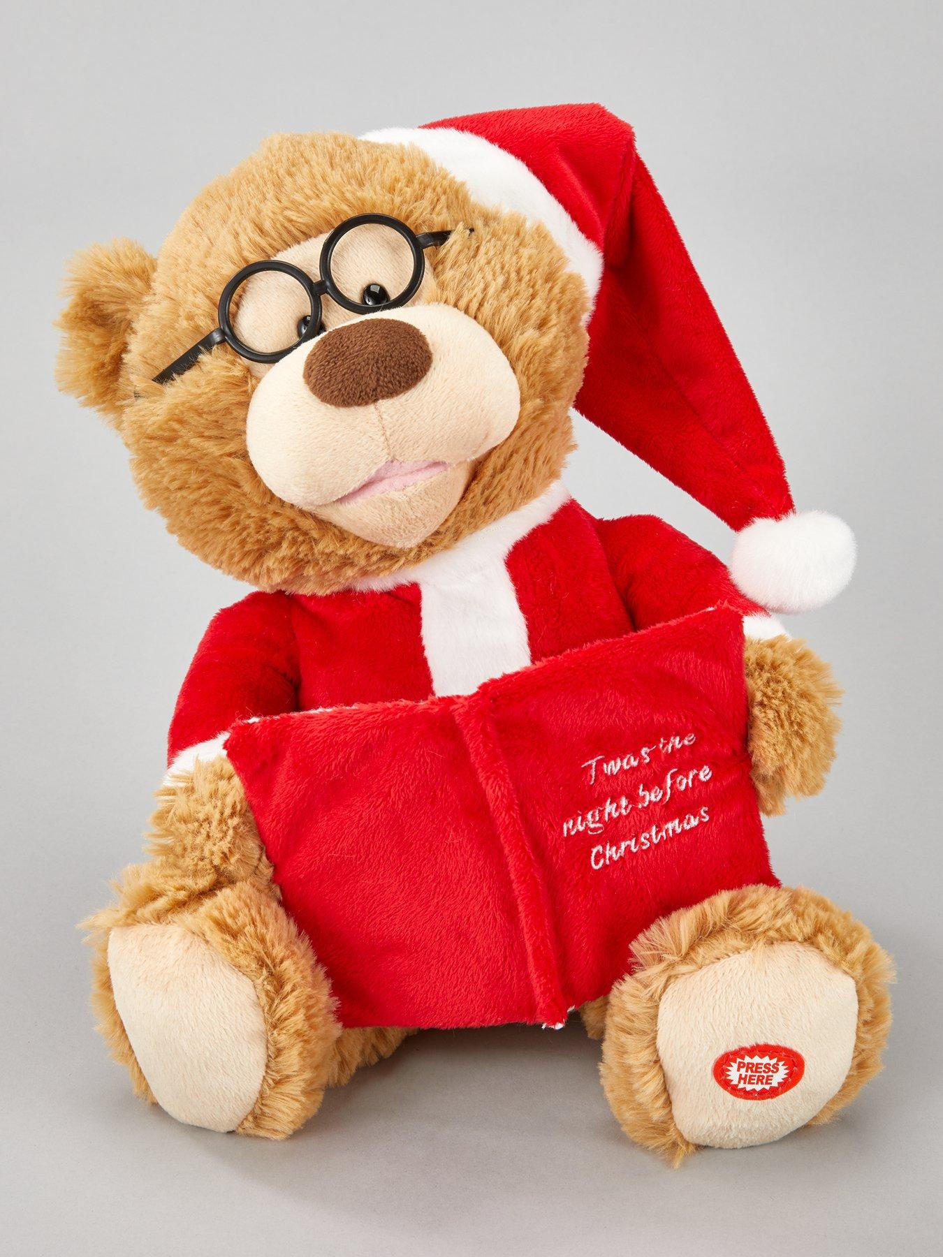 Talking christmas shop bear