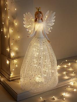 festive-50-cmnbspwhite-angel-with-light-up-dress-christmas-decoration