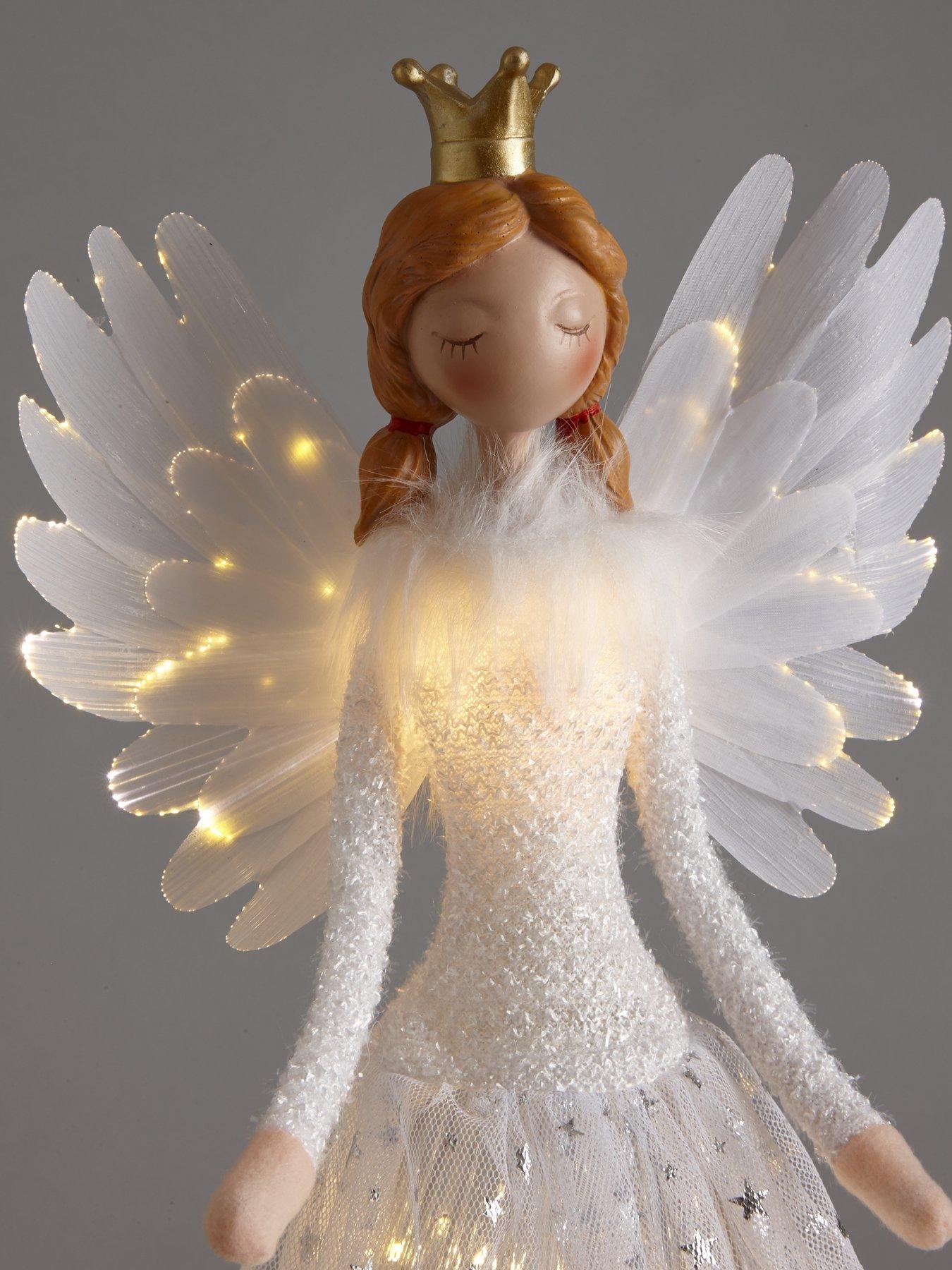 Christmas Fairy Angel With Light Up Wings / Christmas sitter/ deals Christmas doll/