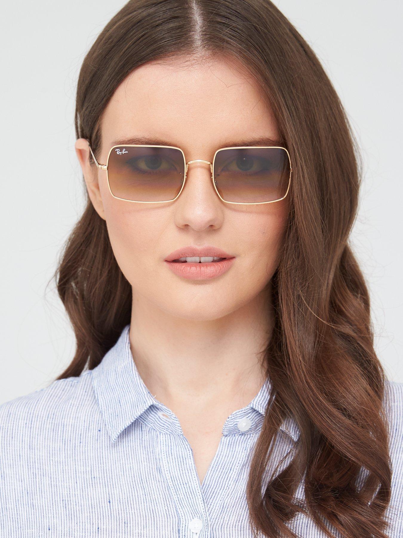 ray ban square sunglasses women's