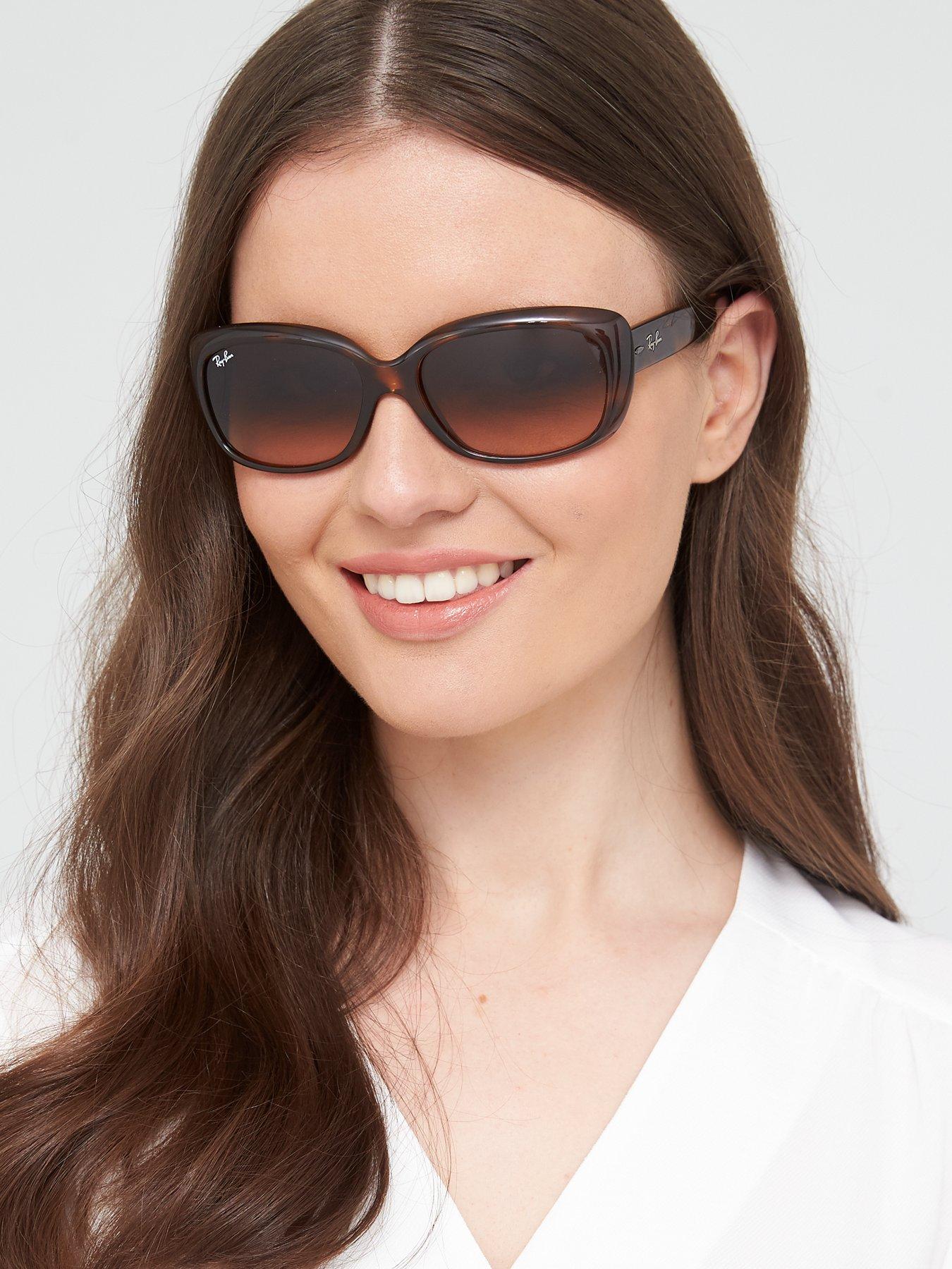 Women Oval Sunglasses - Havana