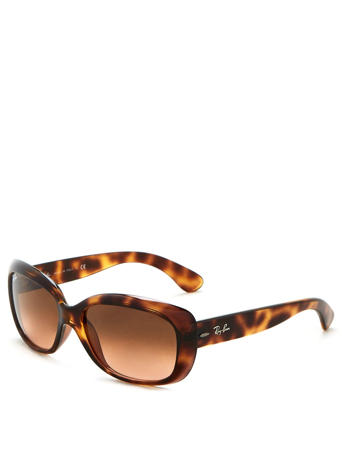 Image 1 of 3 of Ray-Ban Oval Sunglasses - Havana