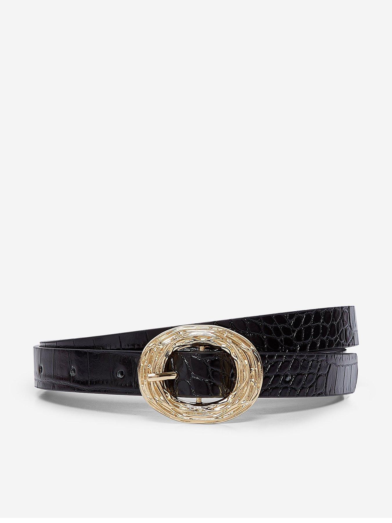 Dorothy Perkins Dorothy Perkins Black Skinny Croc Belt review