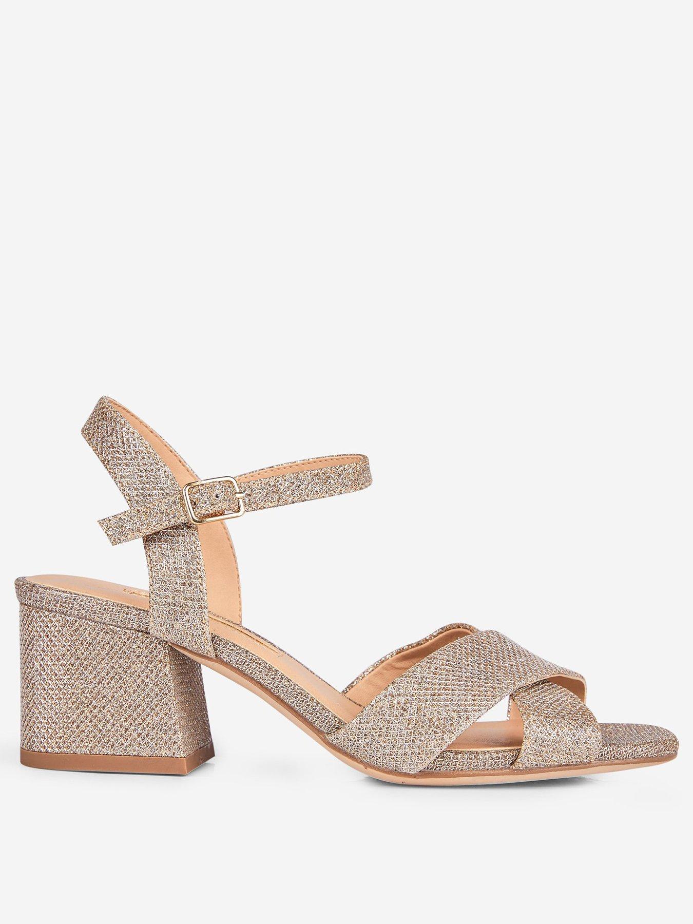 dorothy perkins gold sandals