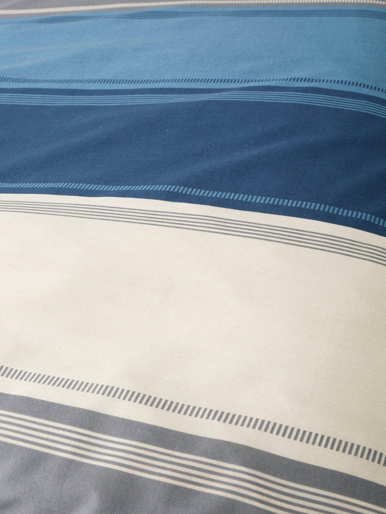 Image 3 of 3 of Fusion Betley Duvet Cover Set in Blue