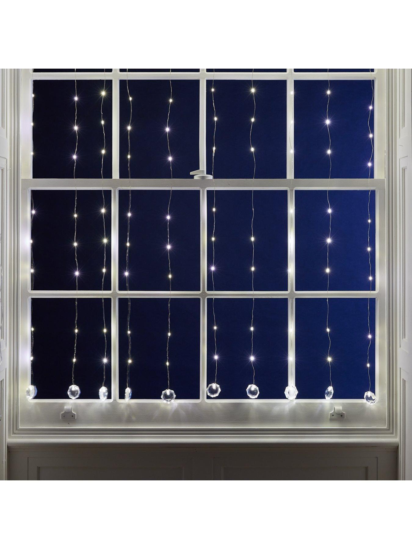 Product photograph of Festive Jewel Curtain Light from very.co.uk