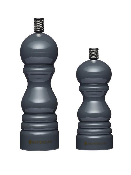 front image of masterclass-salt-and-pepper-mill-set-ndash-grey