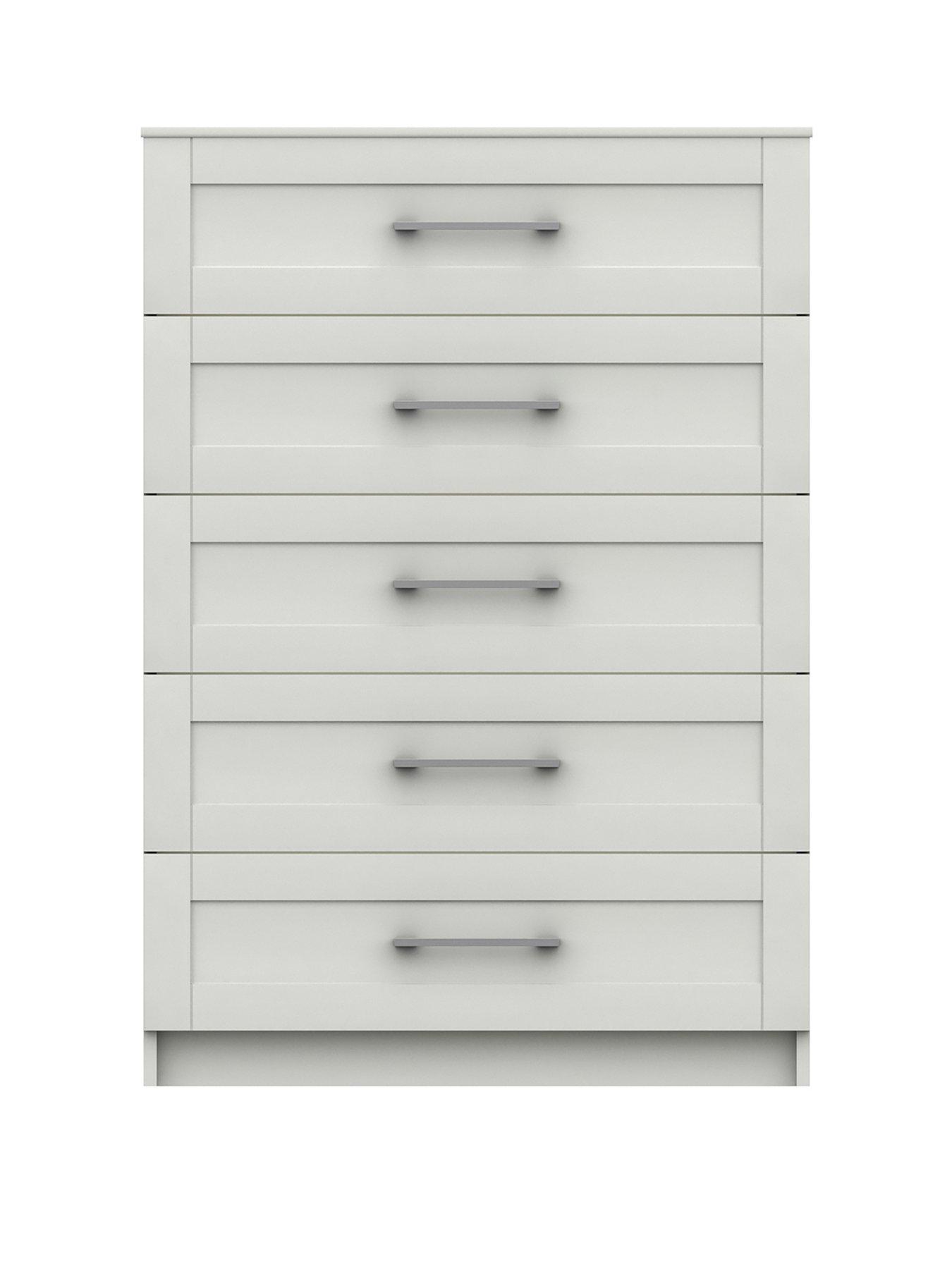 One Call Regal Ready Assembled 5 Drawer Chest