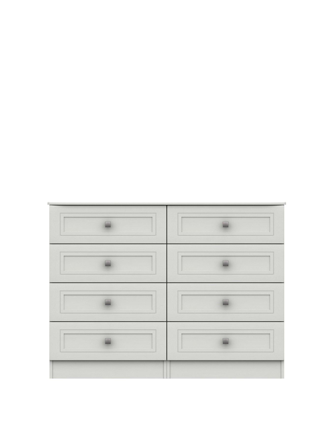 undefined Harris Ready Assembled 4 + 4 Drawer Chest