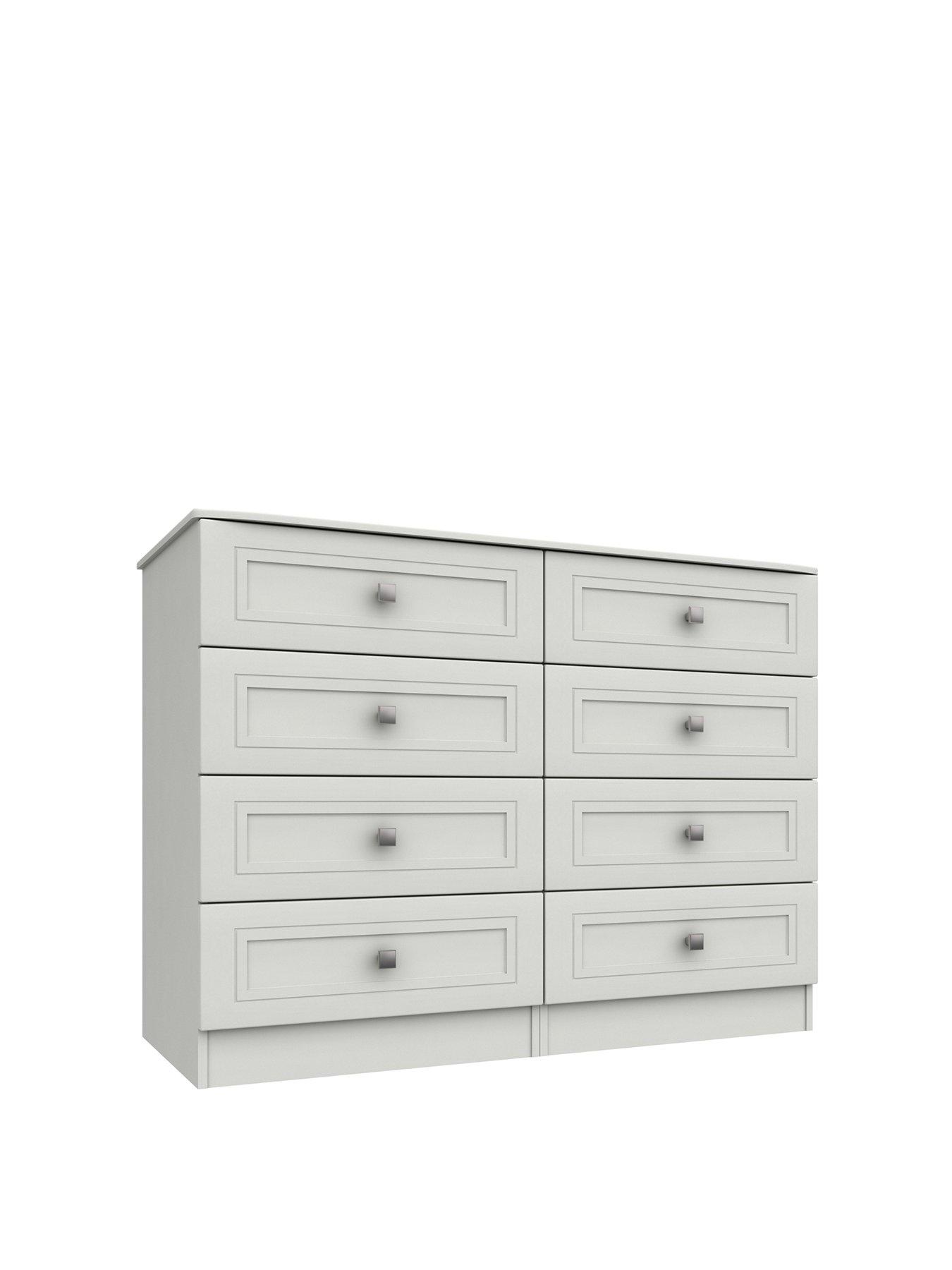 Image 3 of 4 of One Call Harris&nbsp;Ready Assembled&nbsp;4 + 4 Drawer Chest