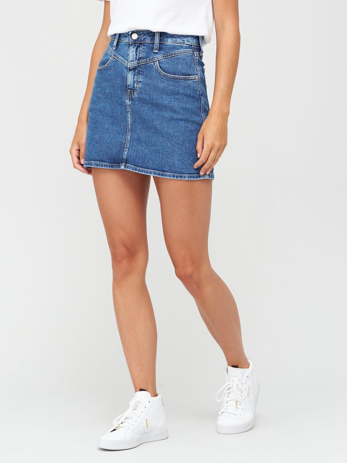 Denim Skirts | Calvin klein jeans | Skirts | Women | www.very.co.uk