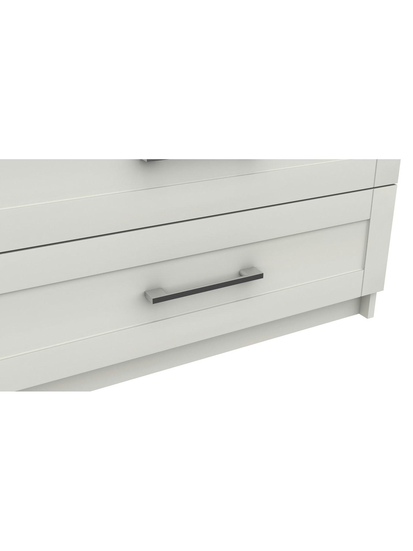 Image 4 of 5 of One Call Regal Ready Assembled&nbsp;3 Drawer Bedside Chest