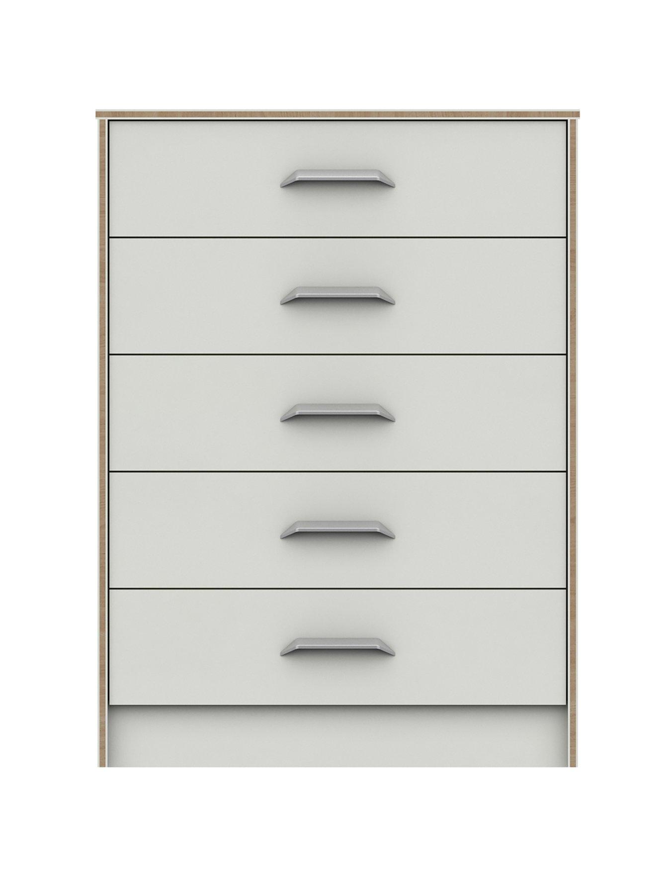 Brianne Ready Assembled 5 Drawer Chest Very Co Uk