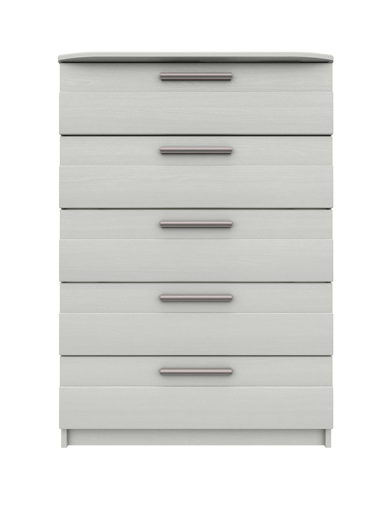 One Call Taylor Ready Assembled 5 Drawer Chest