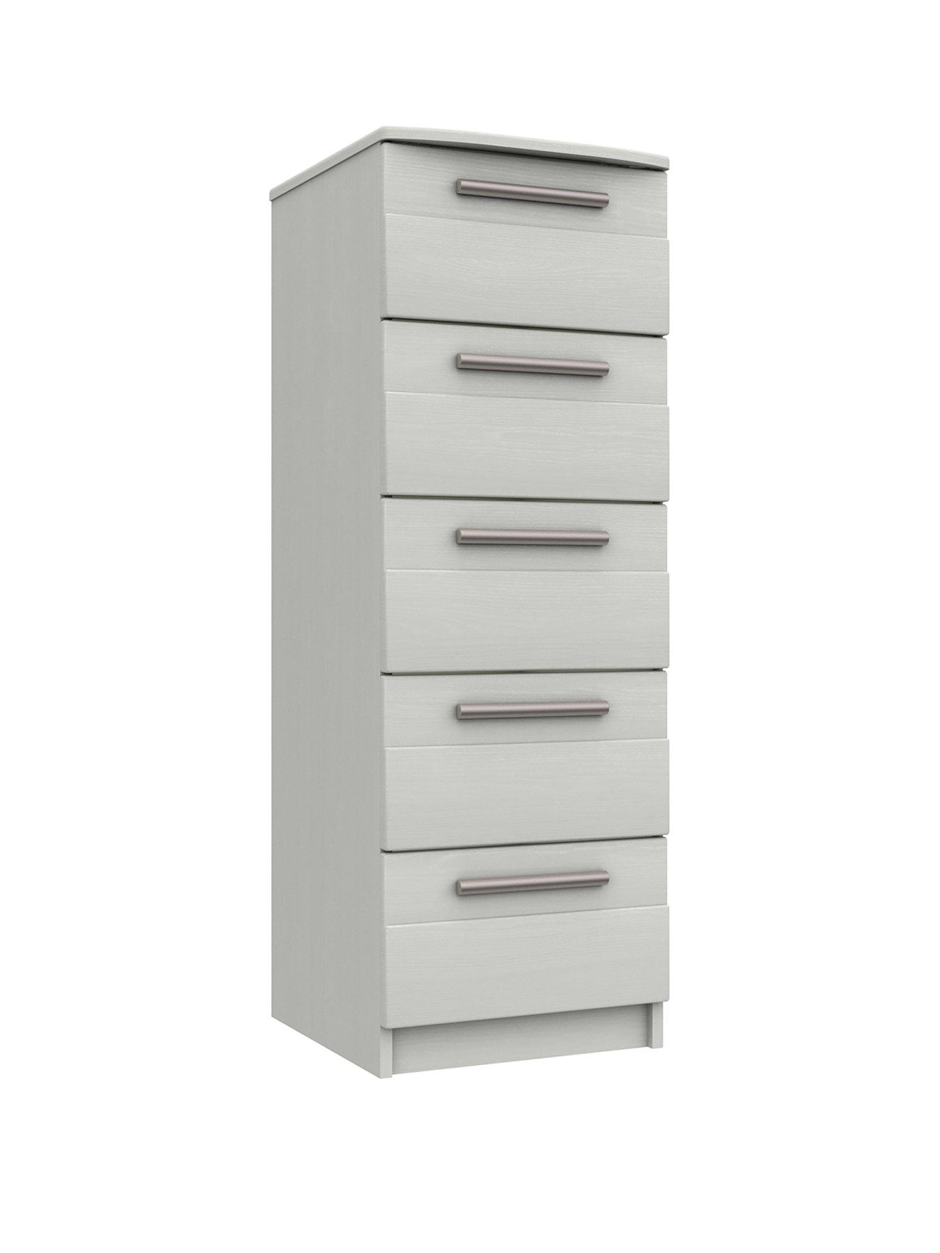 Image 3 of 4 of One Call Taylor Ready Assembled 5 Drawer Tall Boy