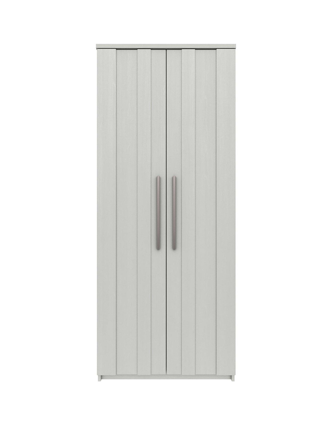 Product photograph of One Call Taylor Ready Assembled 2 Door Wardrobe from very.co.uk