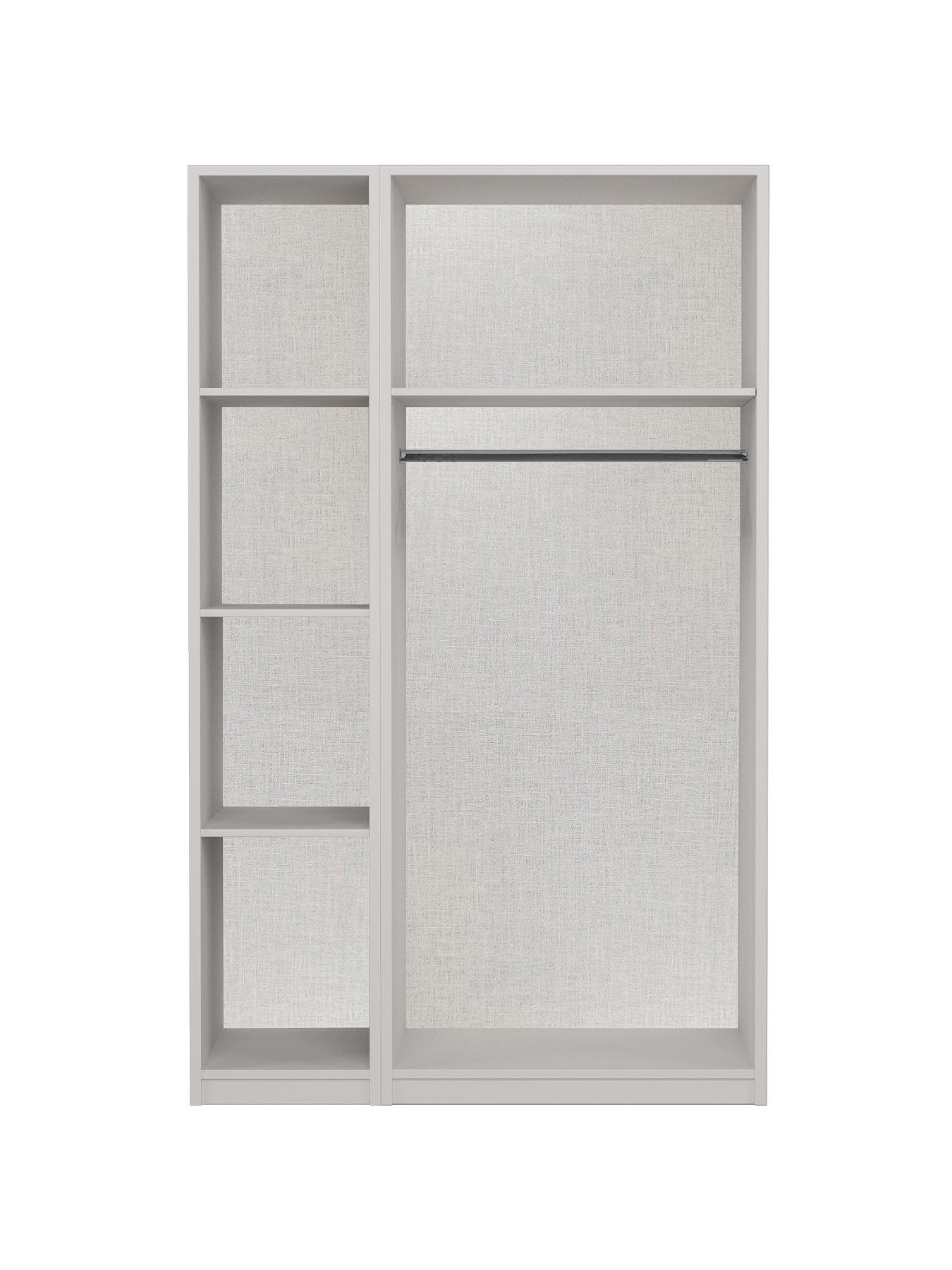 Image 5 of 7 of One Call Reid Part Assembled&nbsp;3 Door&nbsp;Mirrored Wardrobe