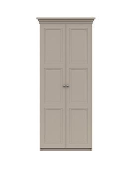Product photograph of One Call Reid Ready Assembled 2 Door Wardrobe from very.co.uk