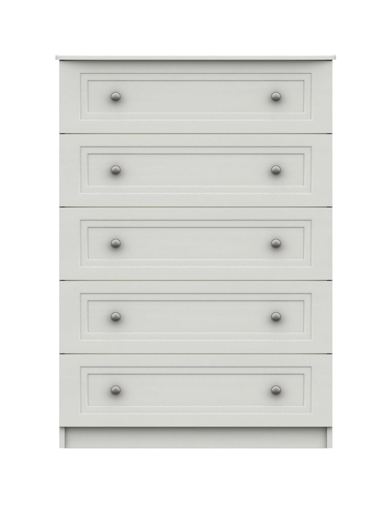 undefined Reid Ready Assembled 5 Drawer Chest
