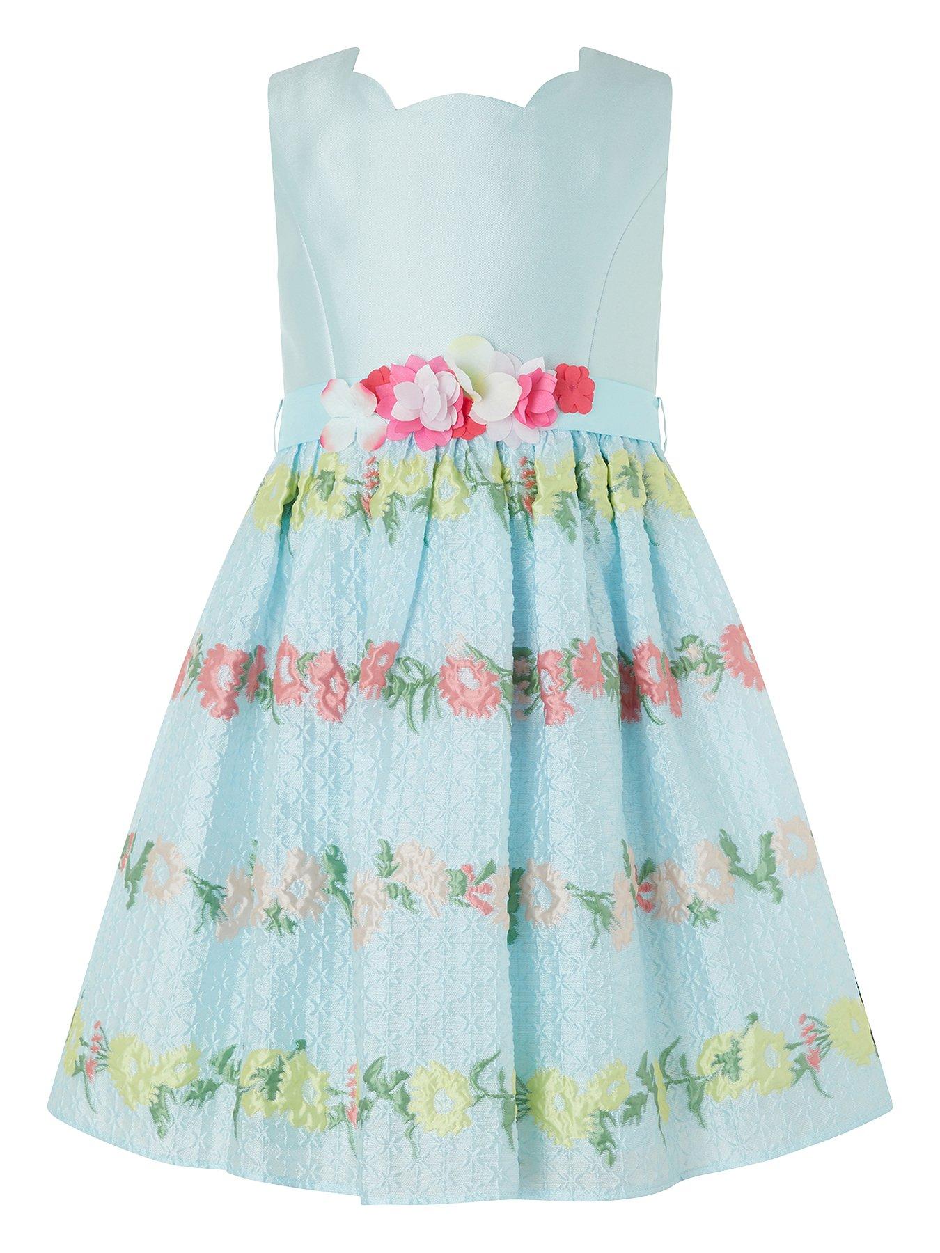 Monsoon Girls Ariella Floral Jacquard Dress review