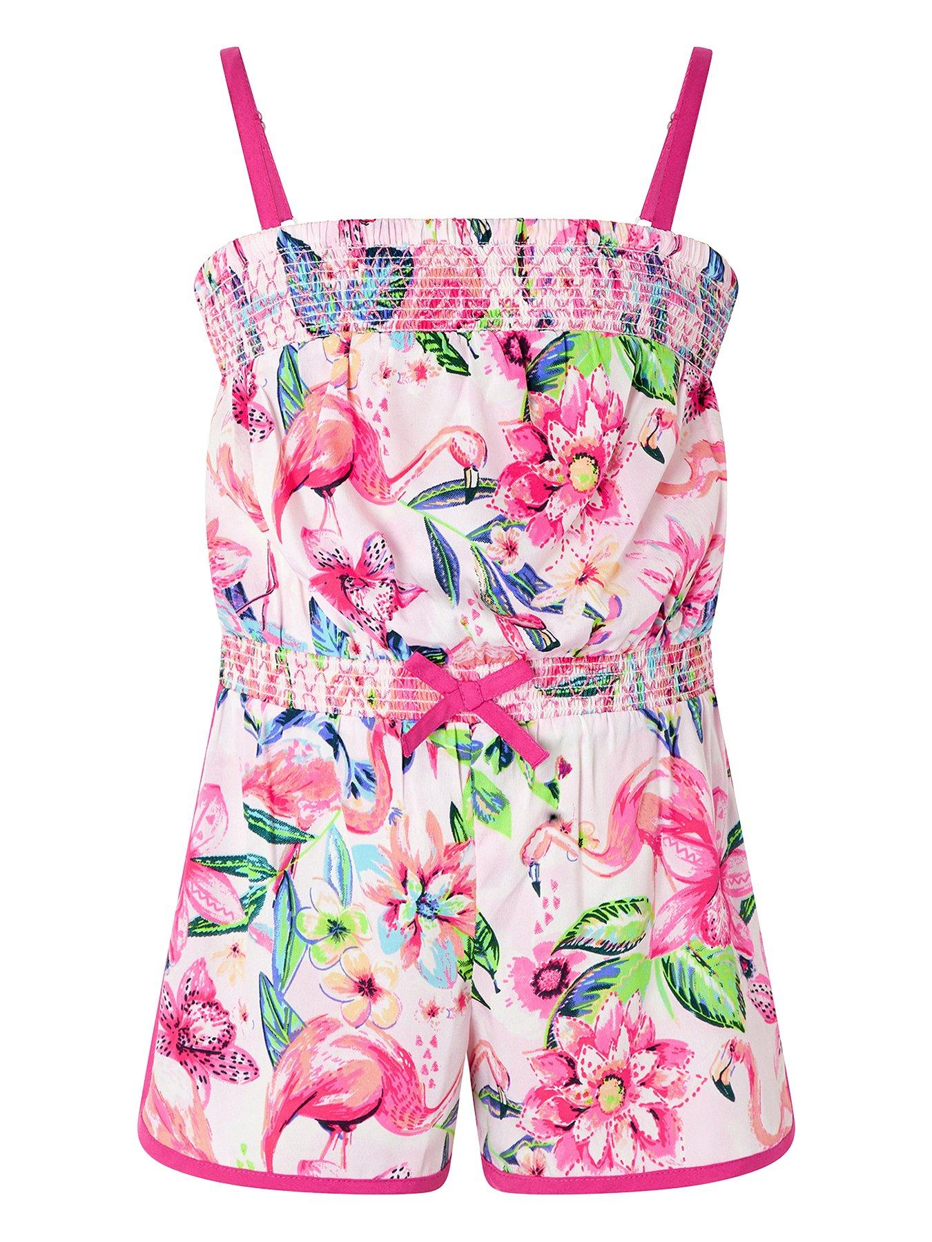 Monsoon Girls S.E.W. Floella Flamingo Playsuit review