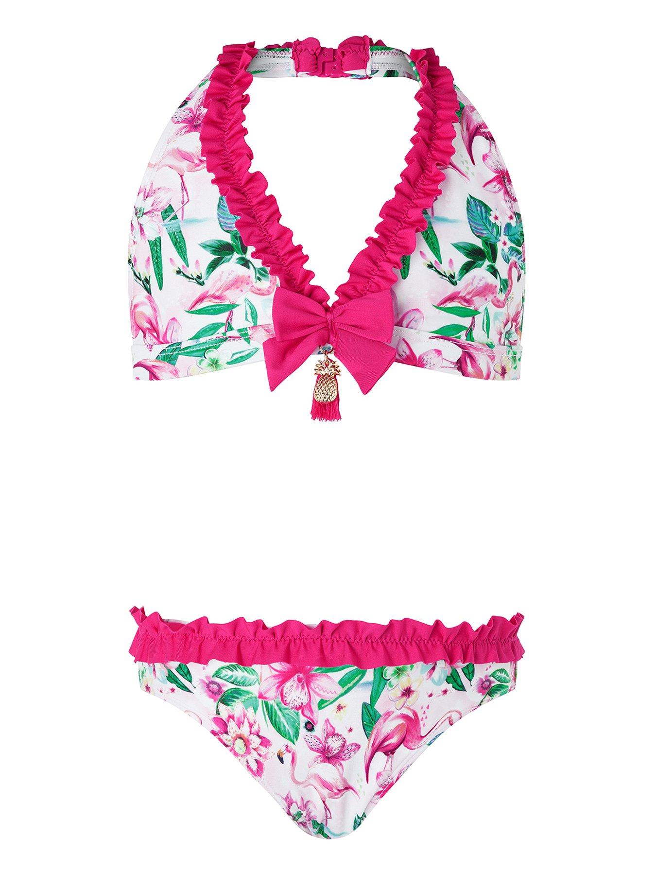 Monsoon Girls S.E.W. Floella Flamingo Bikini review