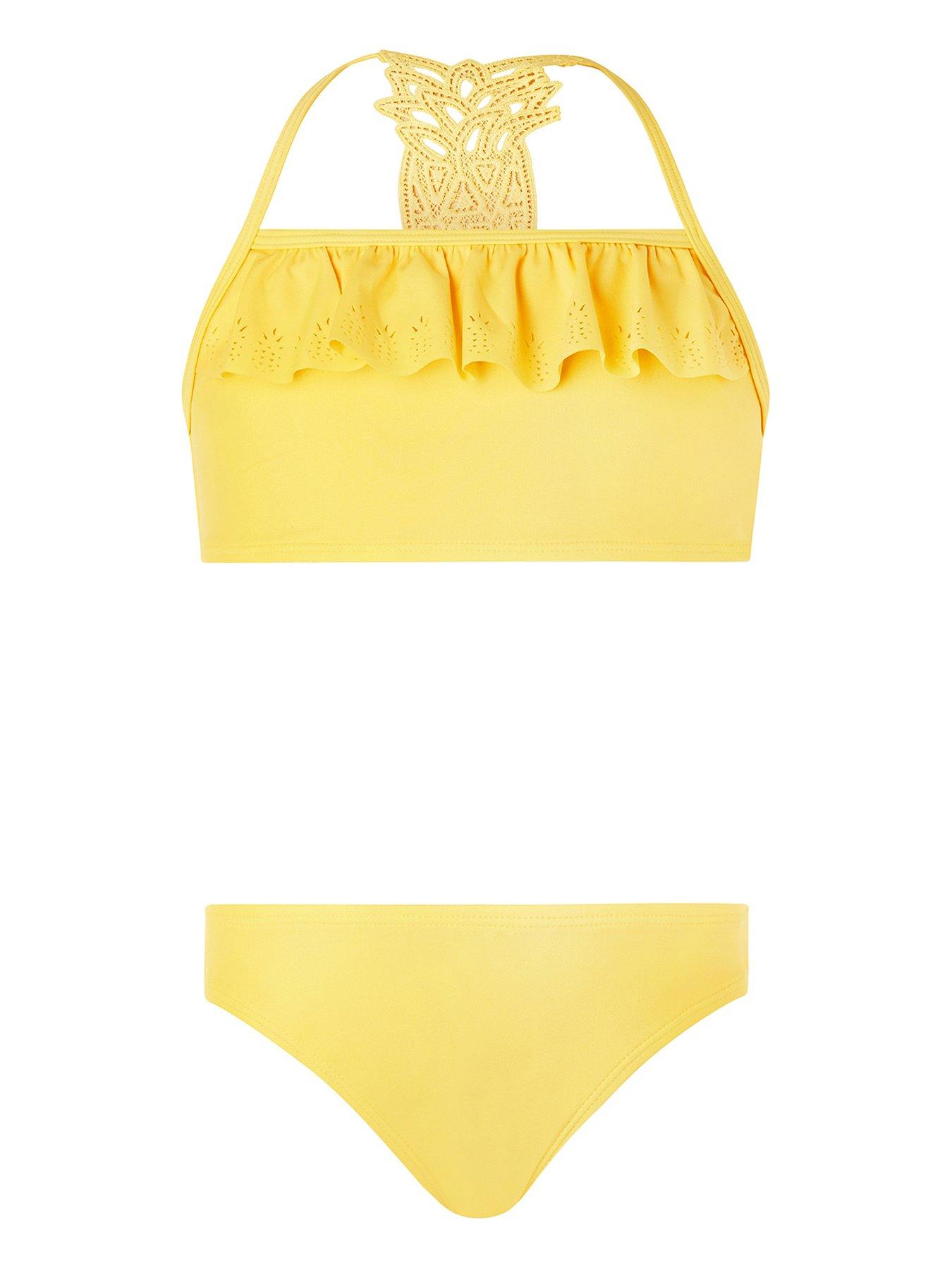 yellow pineapple bikini