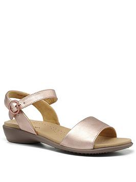 Hotter Tropic Ankle Strap Sandals - Rose Gold | very.co.uk