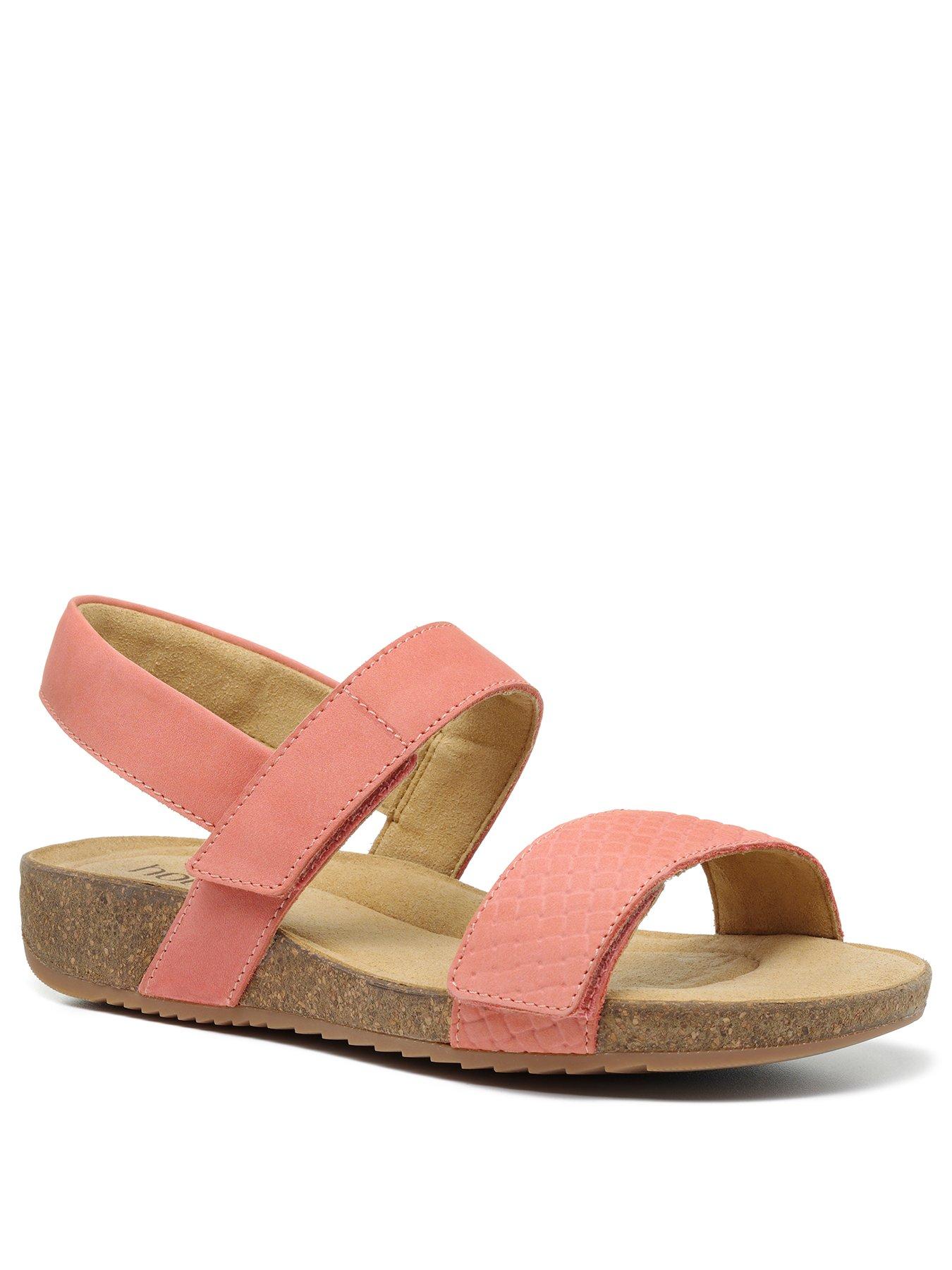 hotter coral sandals