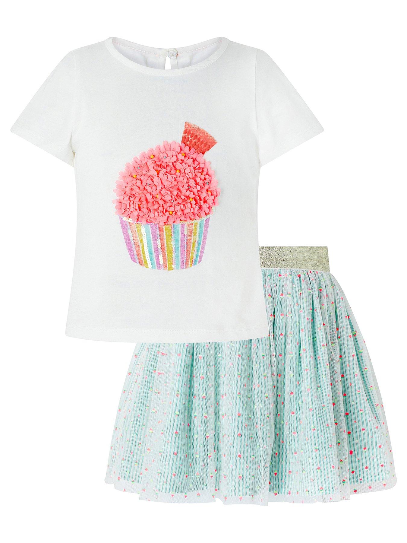 Monsoon Girls Candy Cupcake Top And Skirt Set review